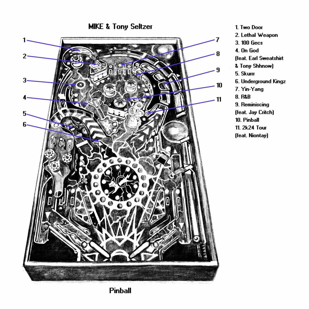 MIKE & Tony Seltzer, Pinball